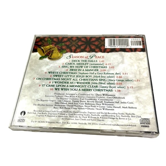 Season Of Peace Christmas Tapestry CD The Regency Singers & Orchestra - Picture 3 of 6